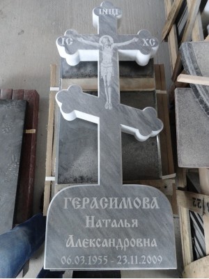 Крест из мрамора — ritualum.ru
